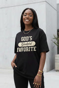God's Favorite Tee (Black/Natural)